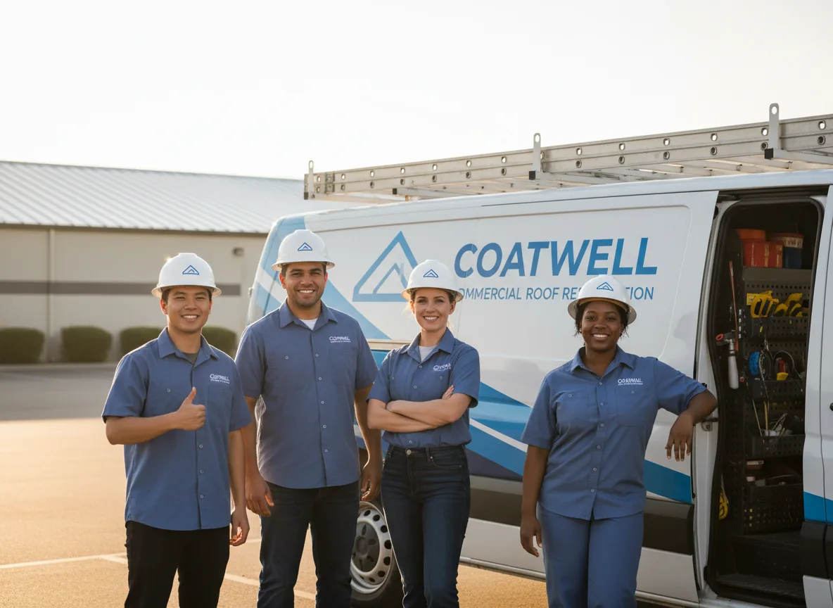 Commercial roof coating company in Foster, OR