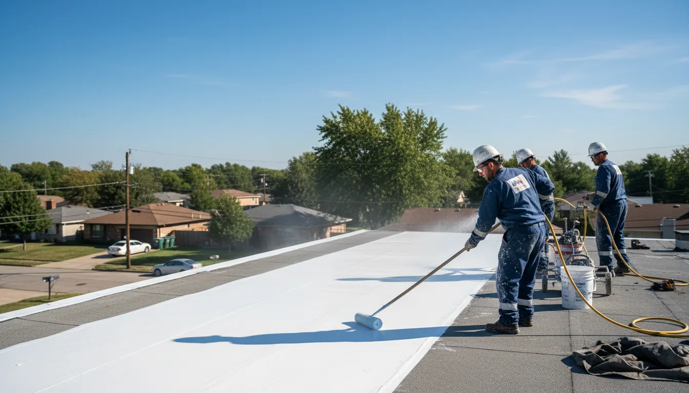 Commercial roof coating in Foster, OR near me